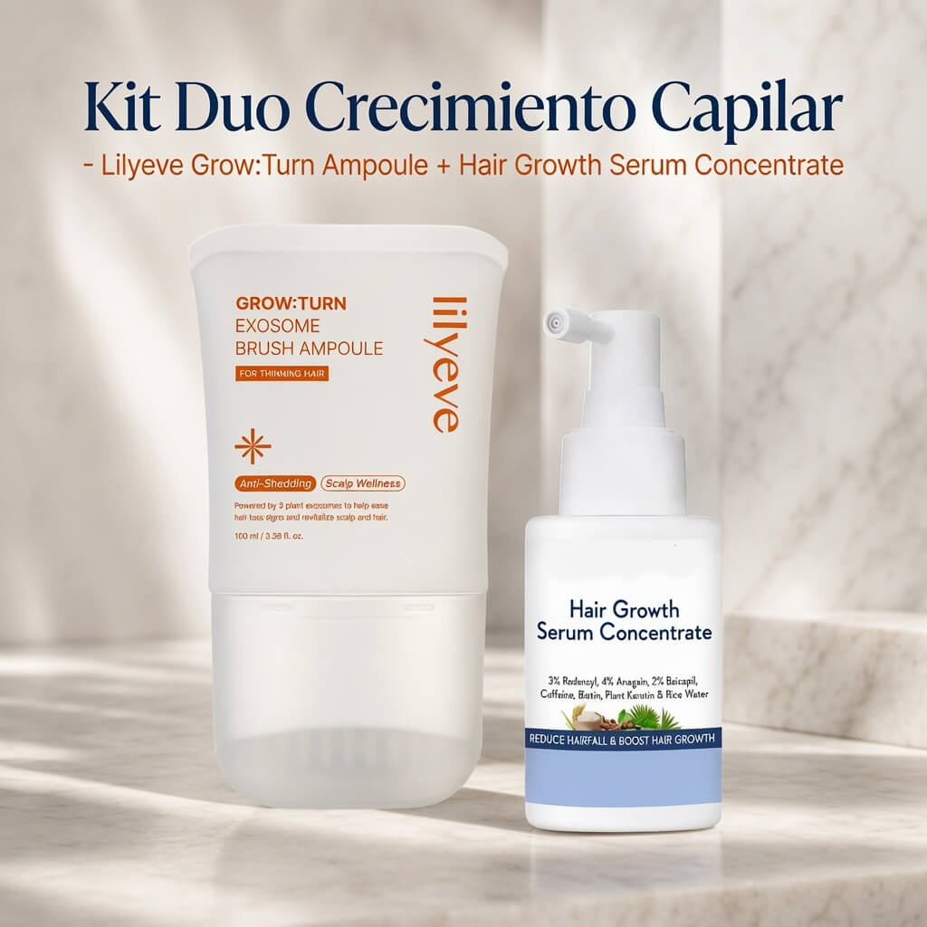 Kit Lilyeve Growturn Exosome con Hair Growth Serum Concentrate